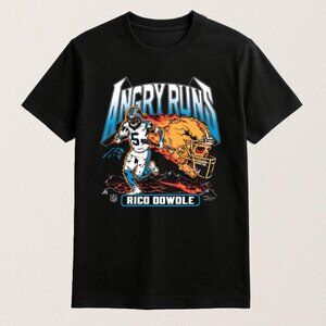 Angry Runs 2025 Panthers Rico Dowdle Shirt 103